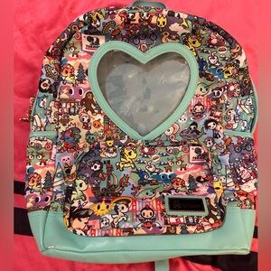 Tokidoki California Dreamin pin window full size backpack.